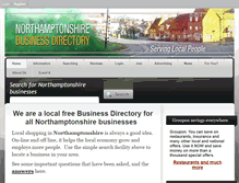 Tablet Screenshot of northampton-business-directory.com